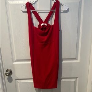 Oh My Love Red Backless Dress
